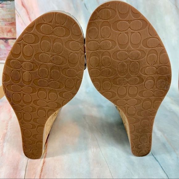 EUC Coach Joslin Wedge Sandal NICE!! - Picture 12 of 16
